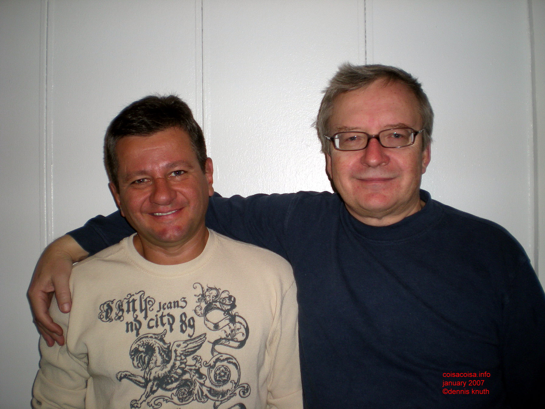 Lukas and Dennis at Olga and Helenice's Birthday party