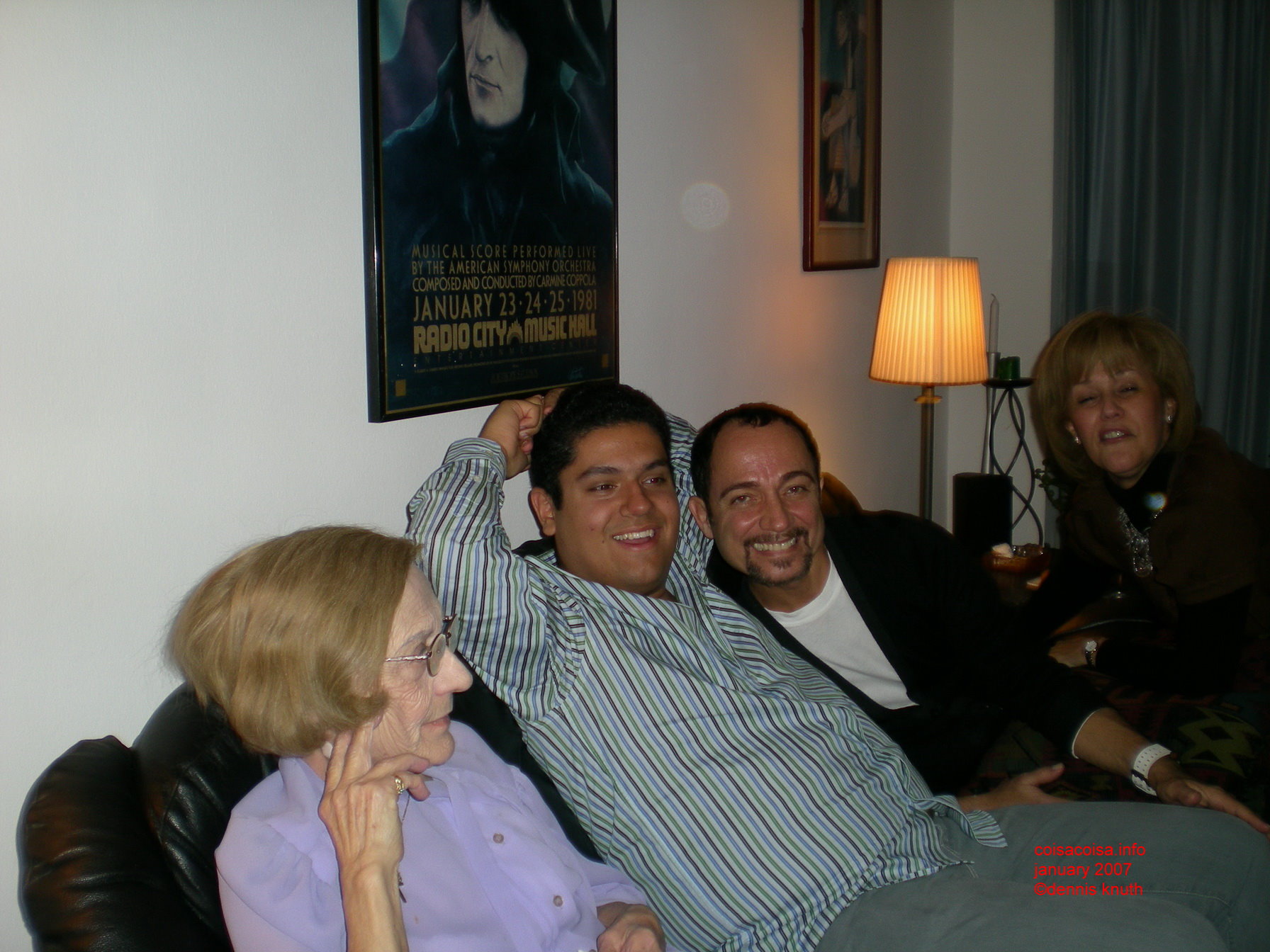 Olga gets to be 88 with Raphael and friend