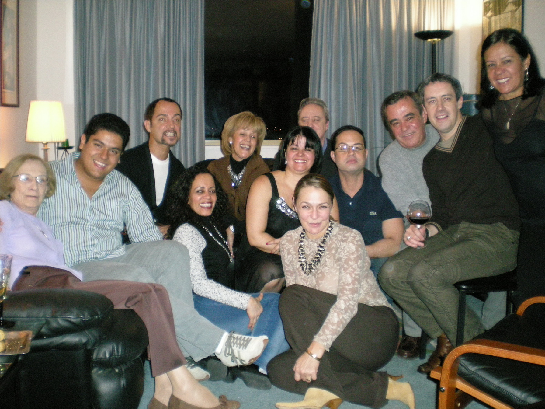 Party goers for Olga's 88th and Helenice's 50th