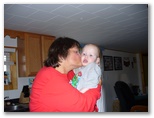 Grandson Jared gets a Kiss