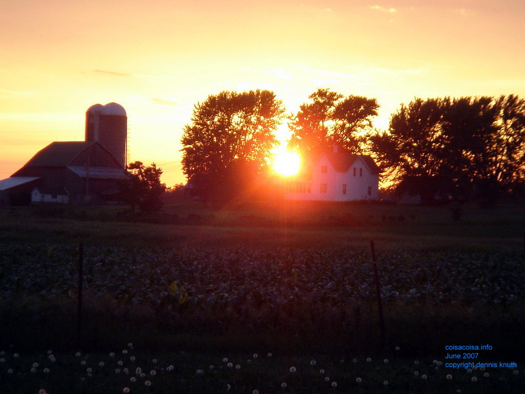 Blaze of sunshine in Wisconsin
