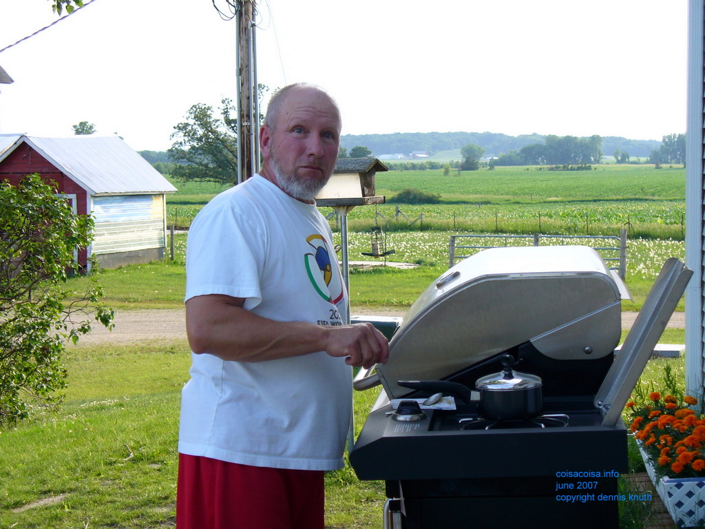 Grill master Gary gets a say cheese surprise