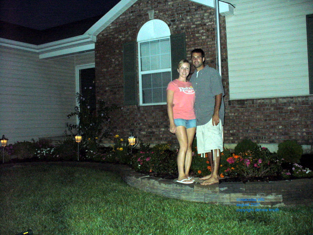 Ed and Kaydi at home