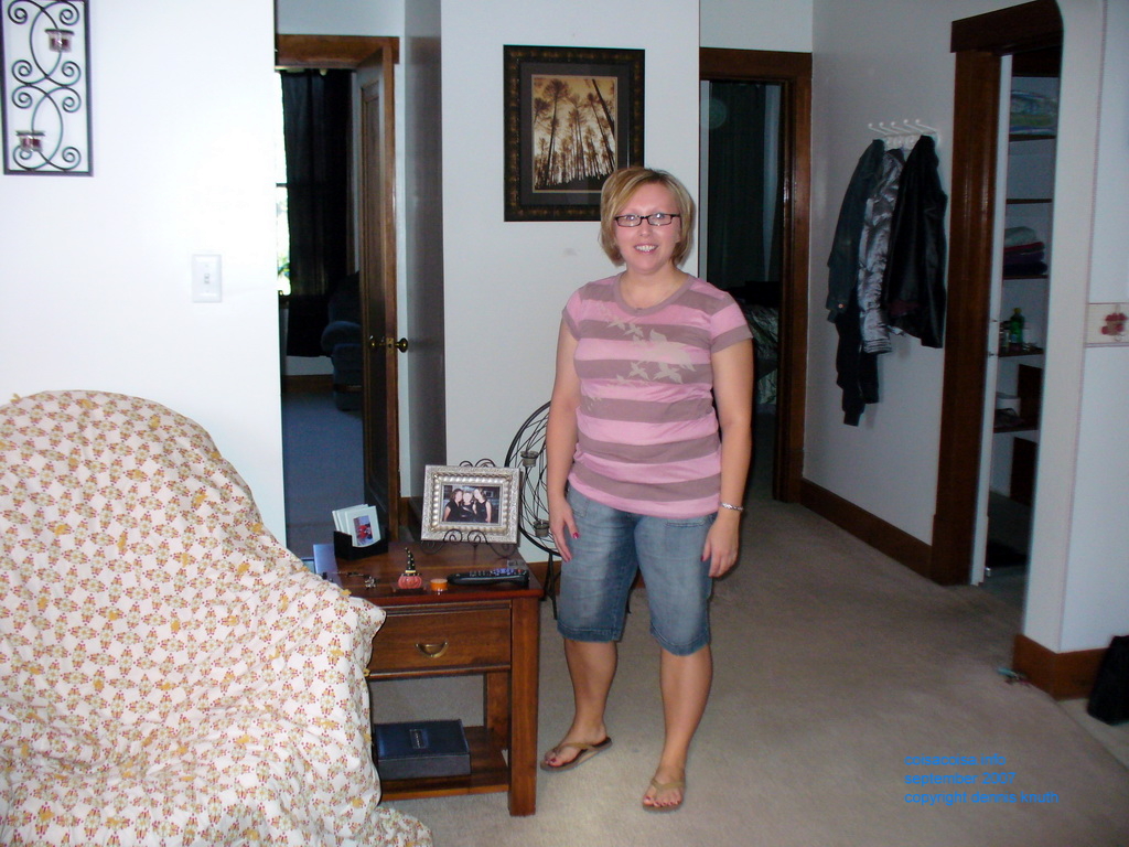 Kelli is proud of her new home in Prairie du Chien