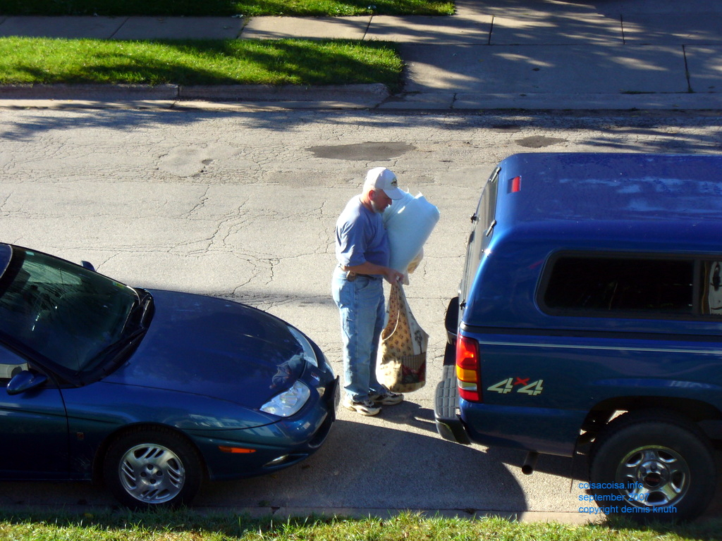 Getting some things for Kelli from Gary's Truck