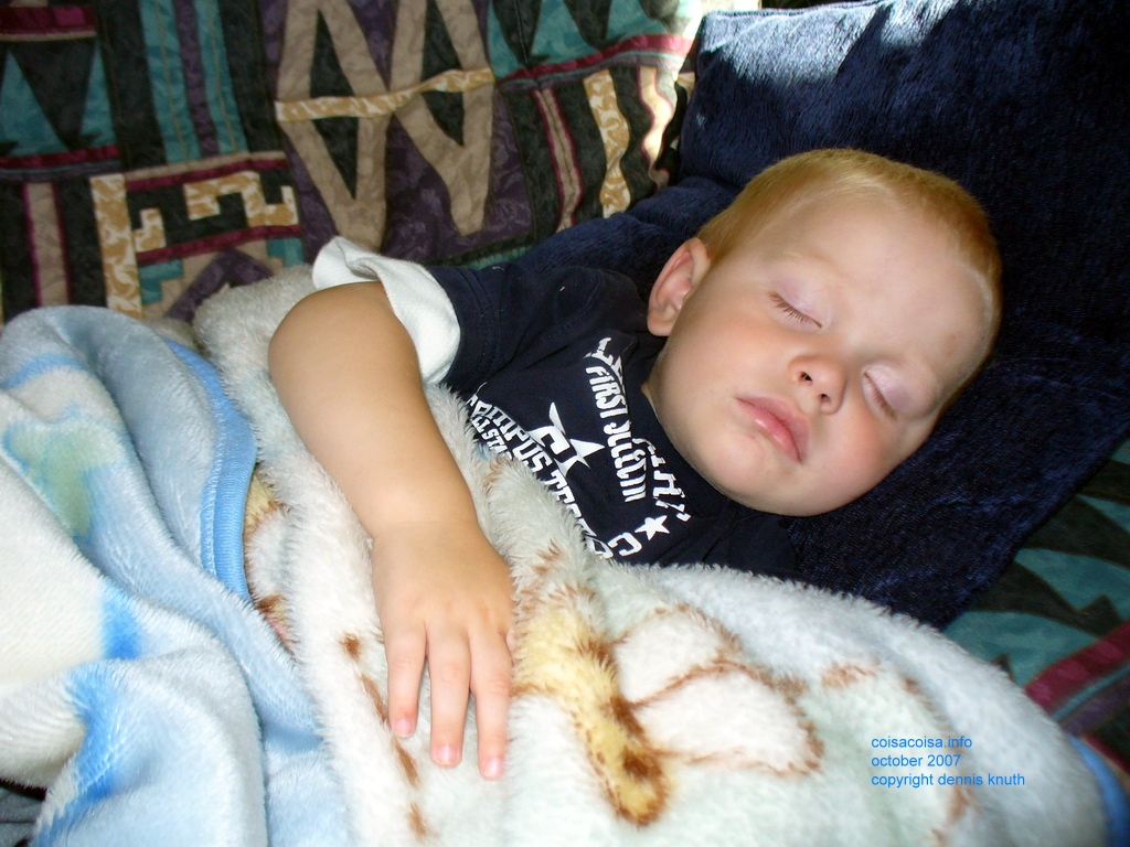 Jared Taking a nap at two