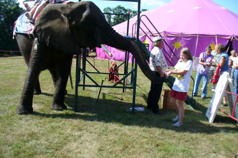 Jared and Kelsey at the Circus