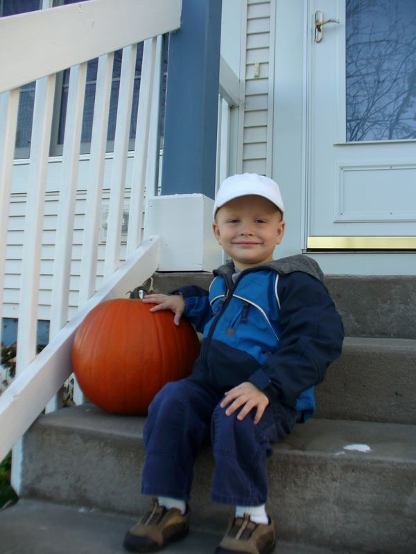 Smile Smirk Jared and Pumpkin