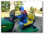 Jared Drives a John Deere