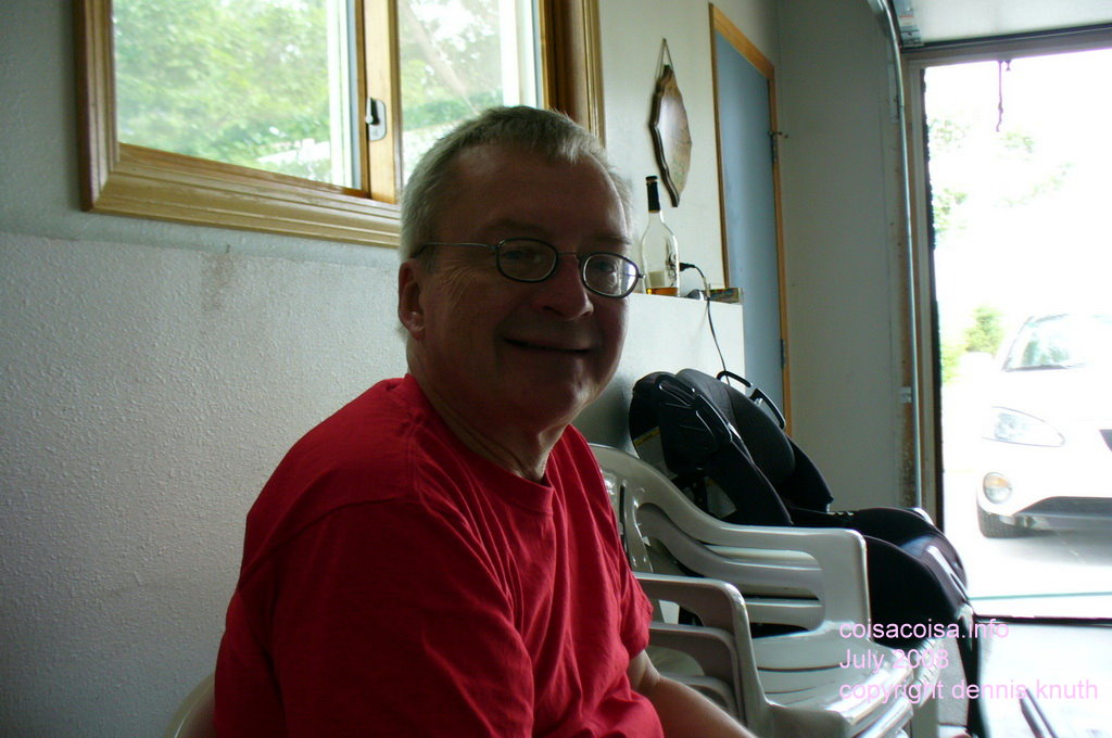 Dennis Knuth with a dubious smile