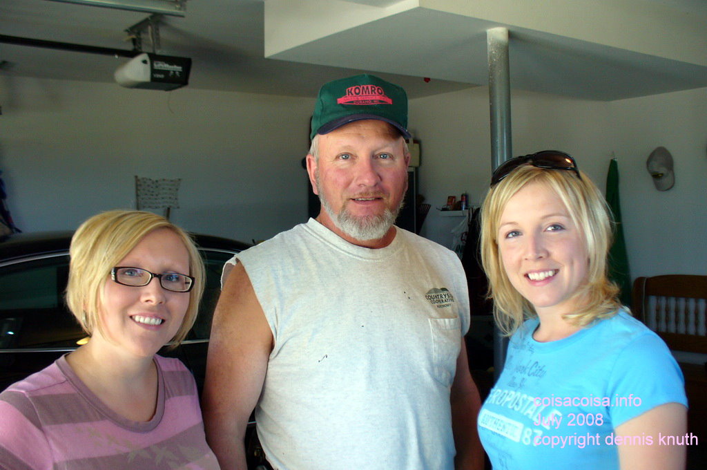 Father Gary, Kelli and Kaydi