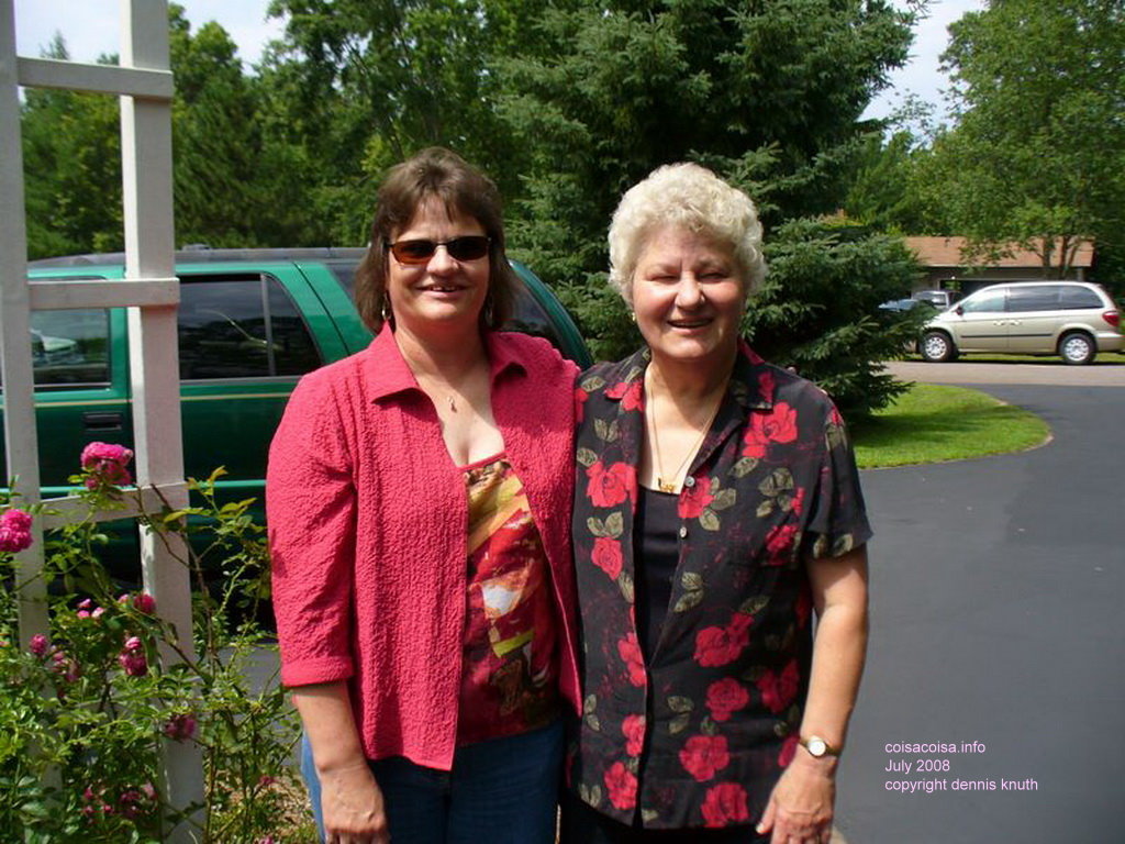 Alice Sperber Schwetz and Sherri