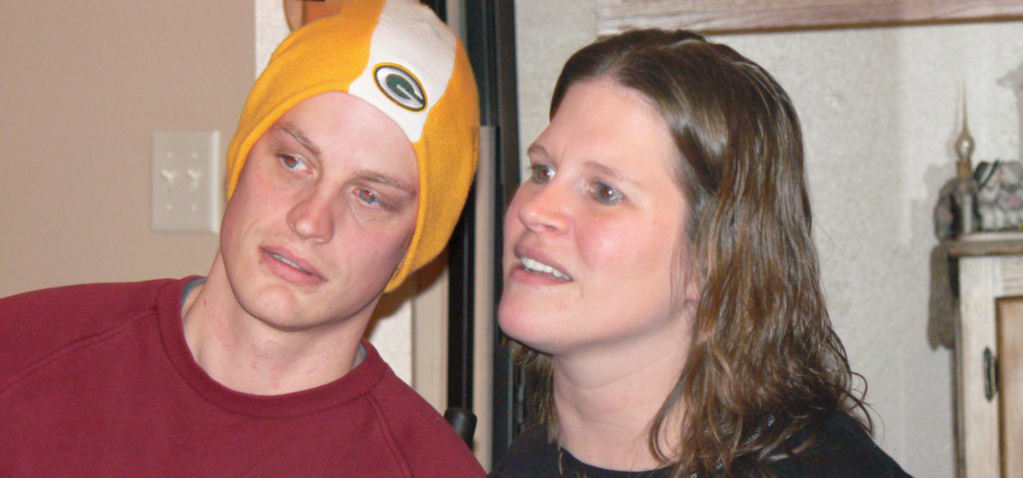 Kelly and Nathan Mo0re at Christmas 2008