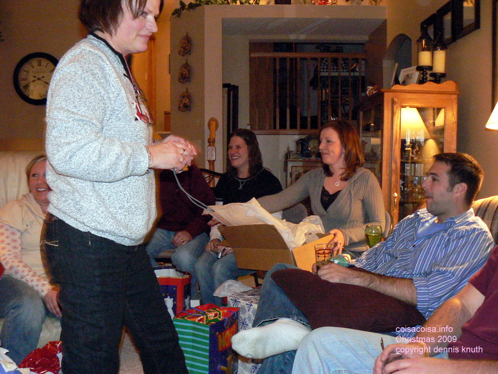 Sherri pulling a string