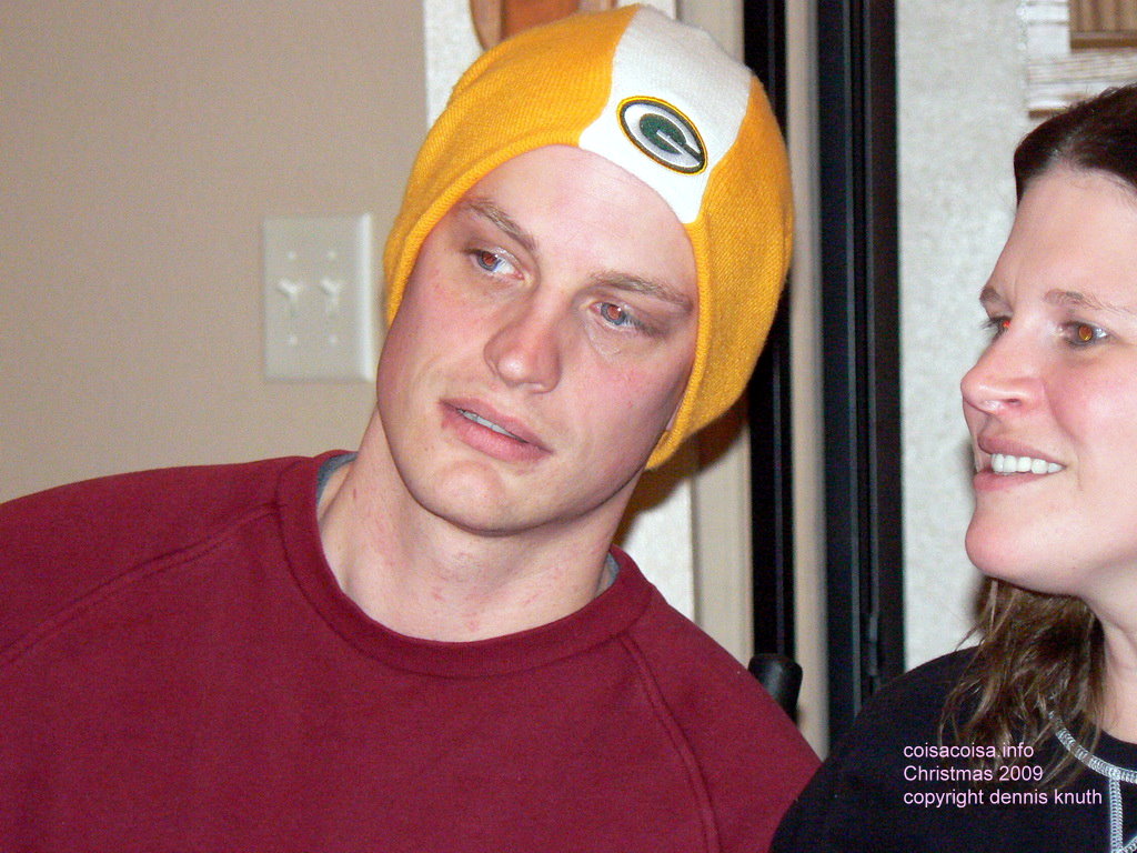 Nathan in hat and Kelly profile