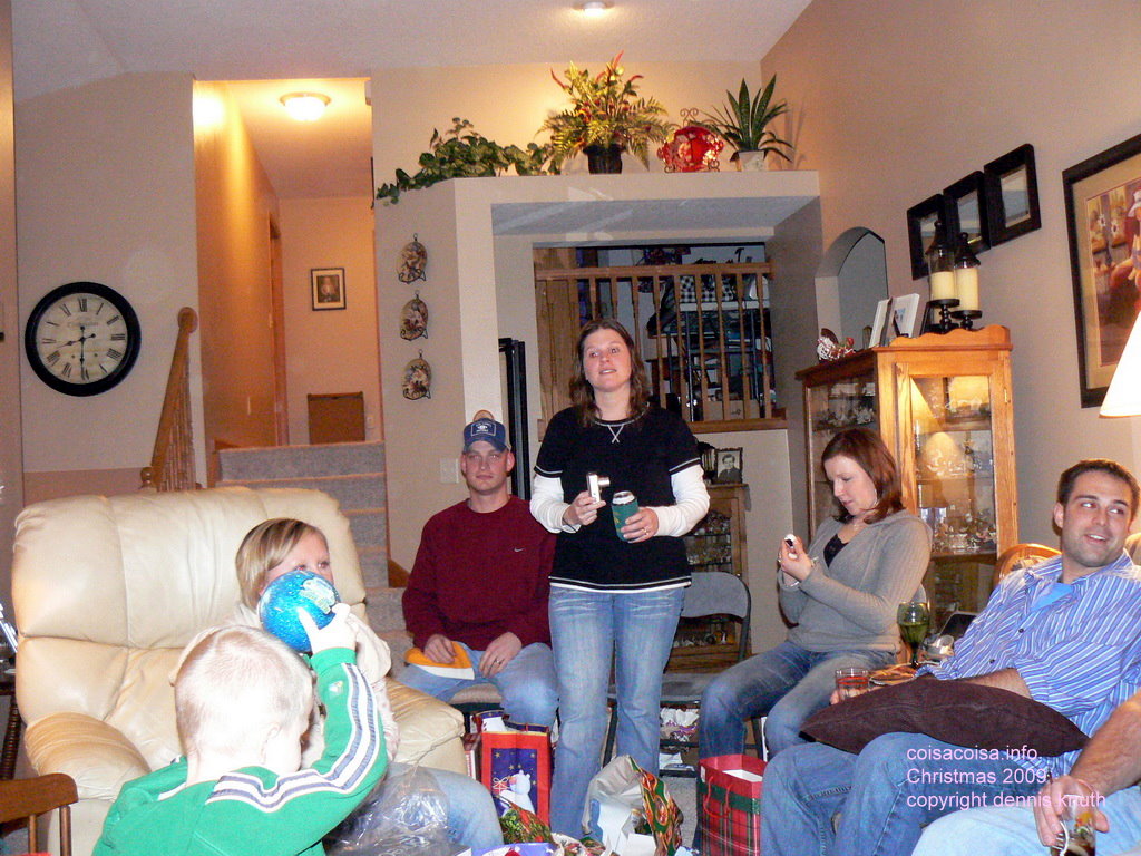 Kelli making a point