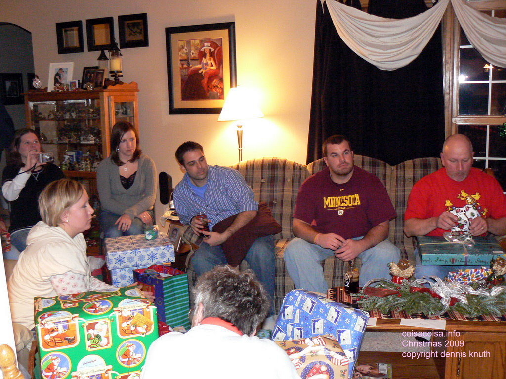 Christmas piles of gifts