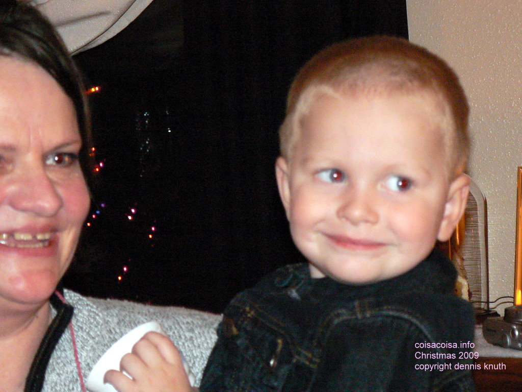 Grandma and Jared up close