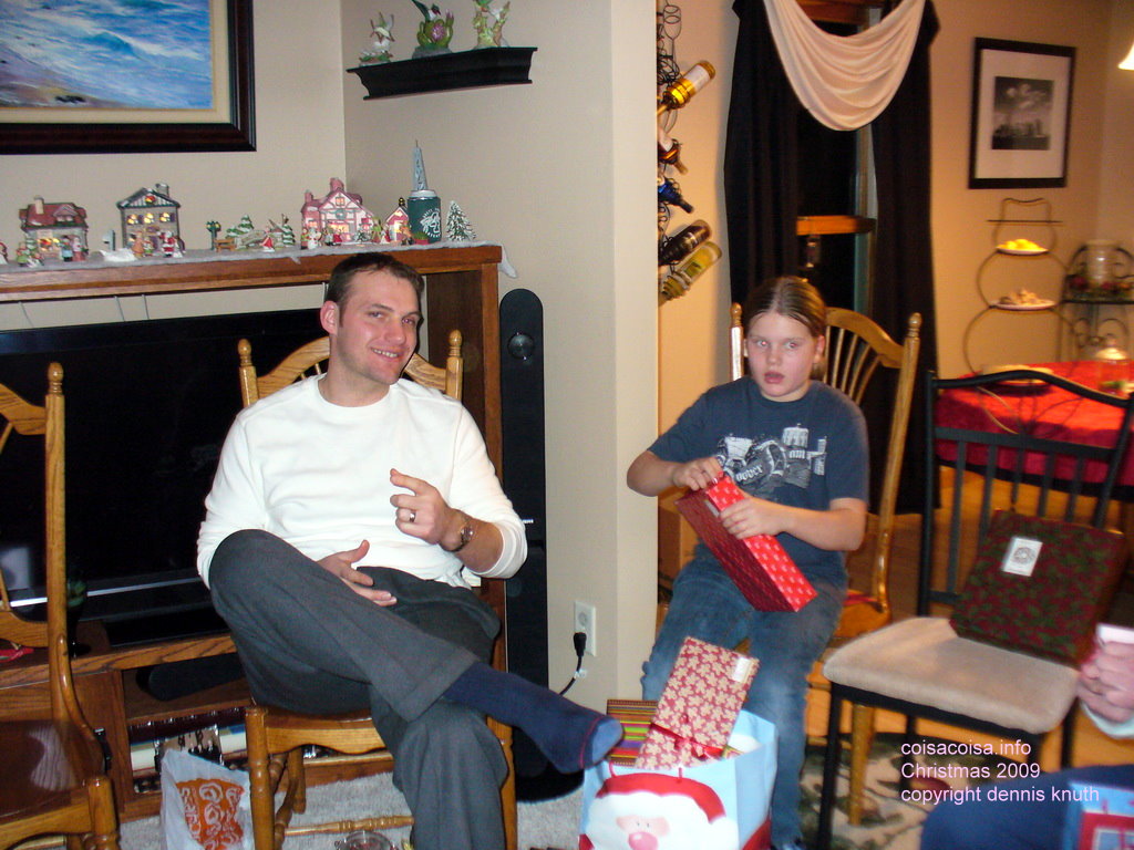 Justin and Kelsey at Christmas