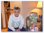 Emogene Knuth at Christmas Season 2008 at Sherri & Gary Saxe's in Durand Wisconsin