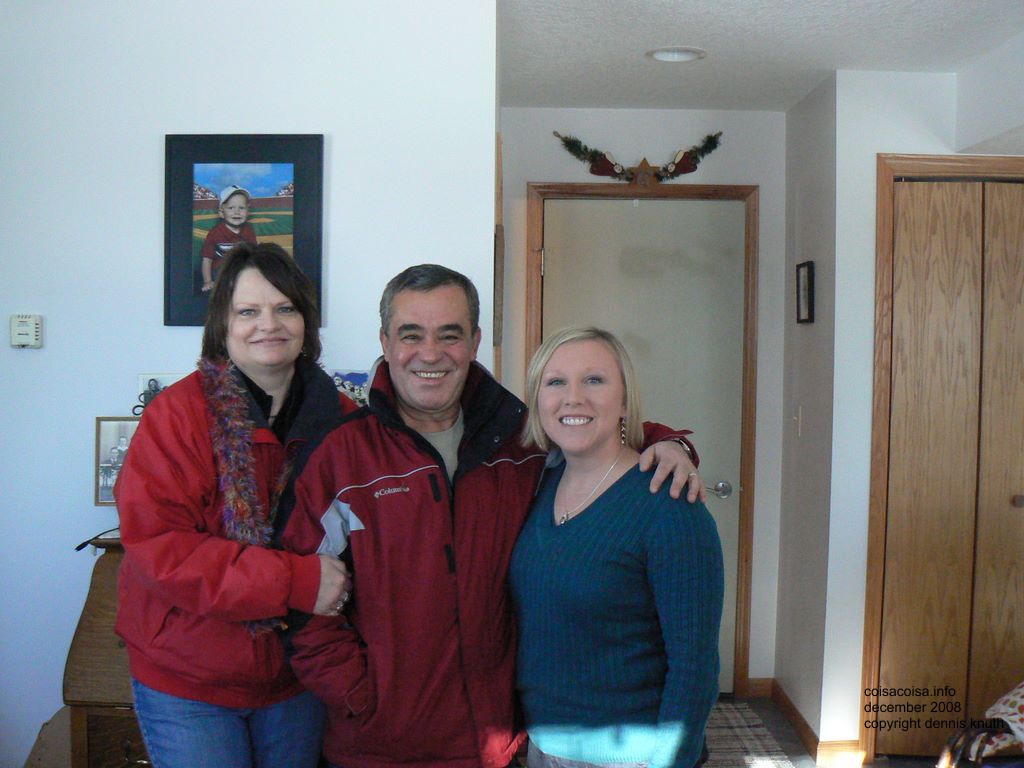 Kelly, Sherri and Helton on New Years Eve 2009