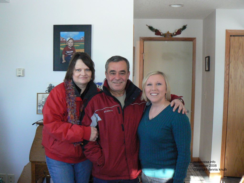 Sherri, Helton and Kelly just before New Years