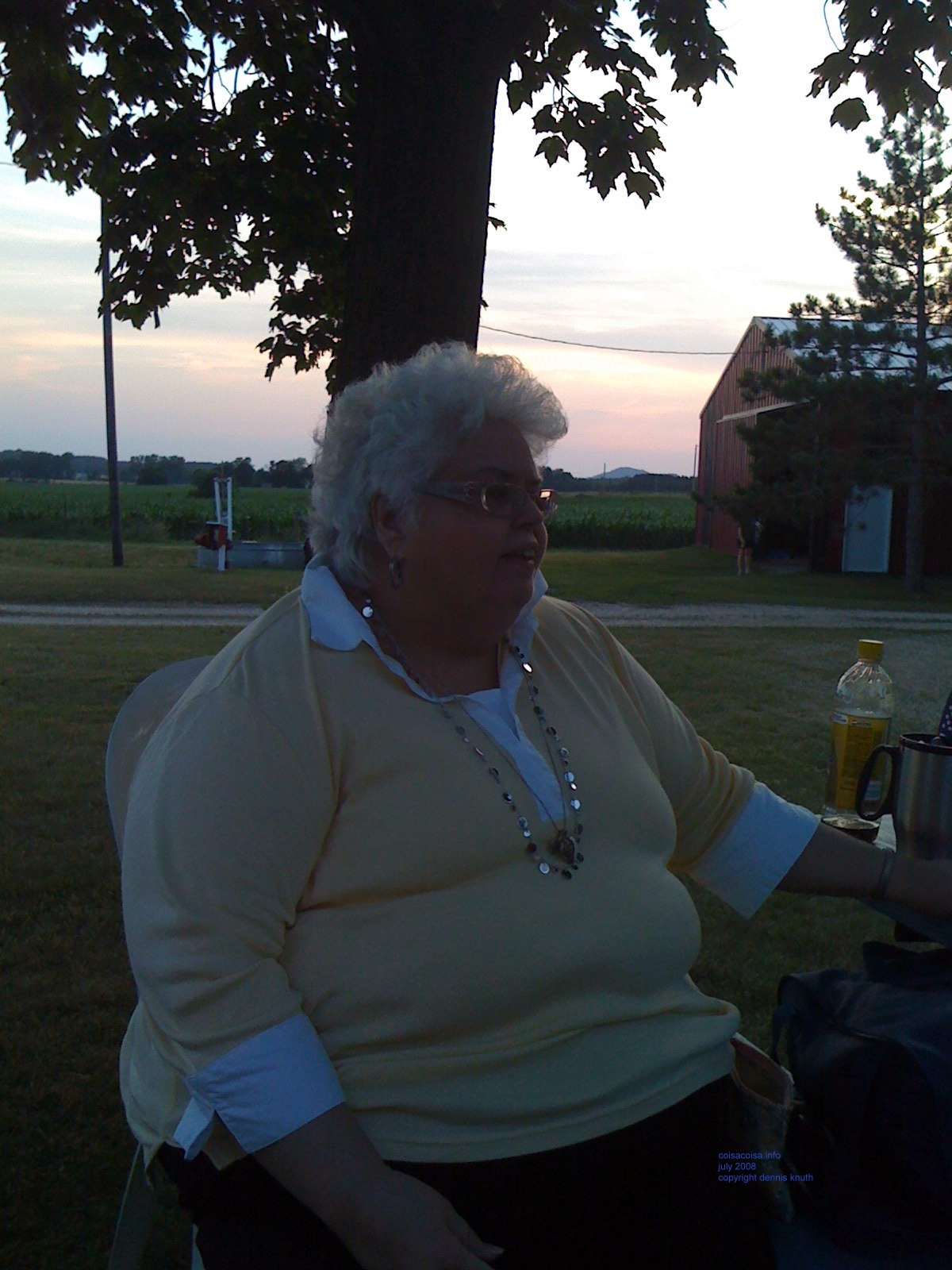 Gloria Goller staying on the Durand Farm