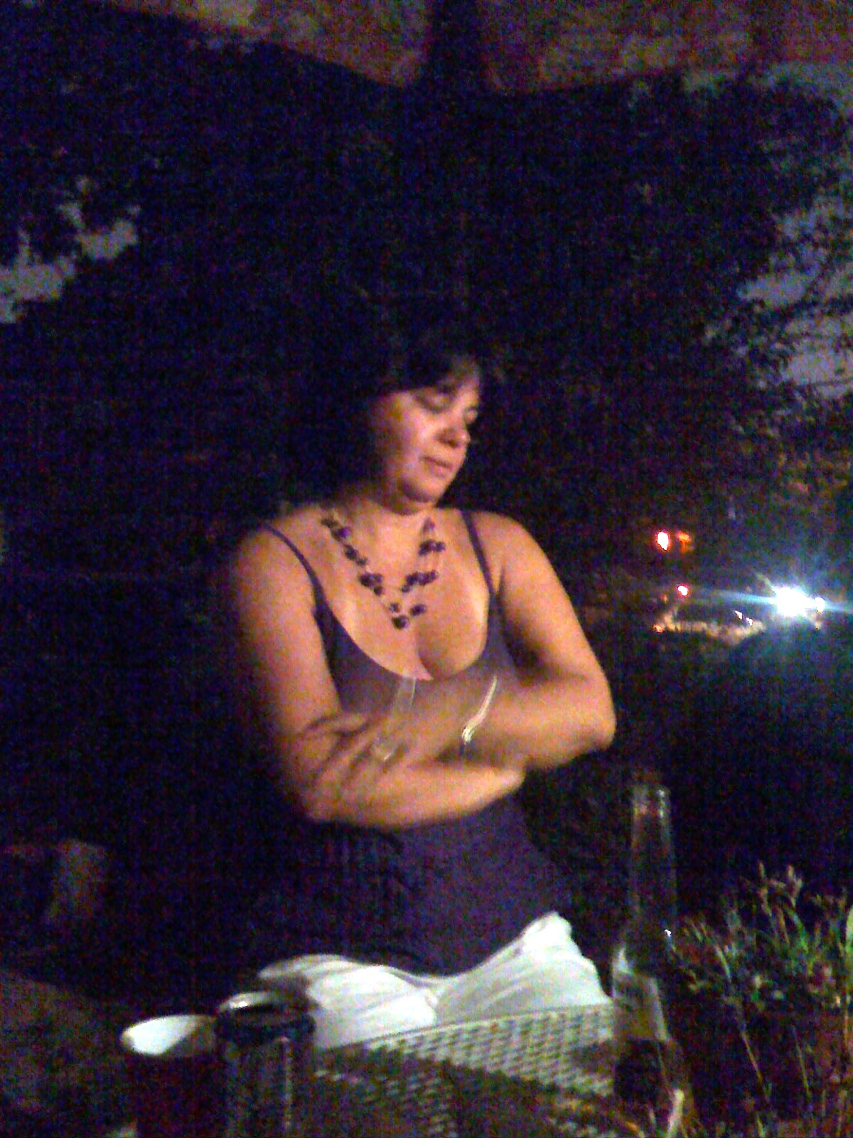 Helenice looking beautiful on Helton's birthday