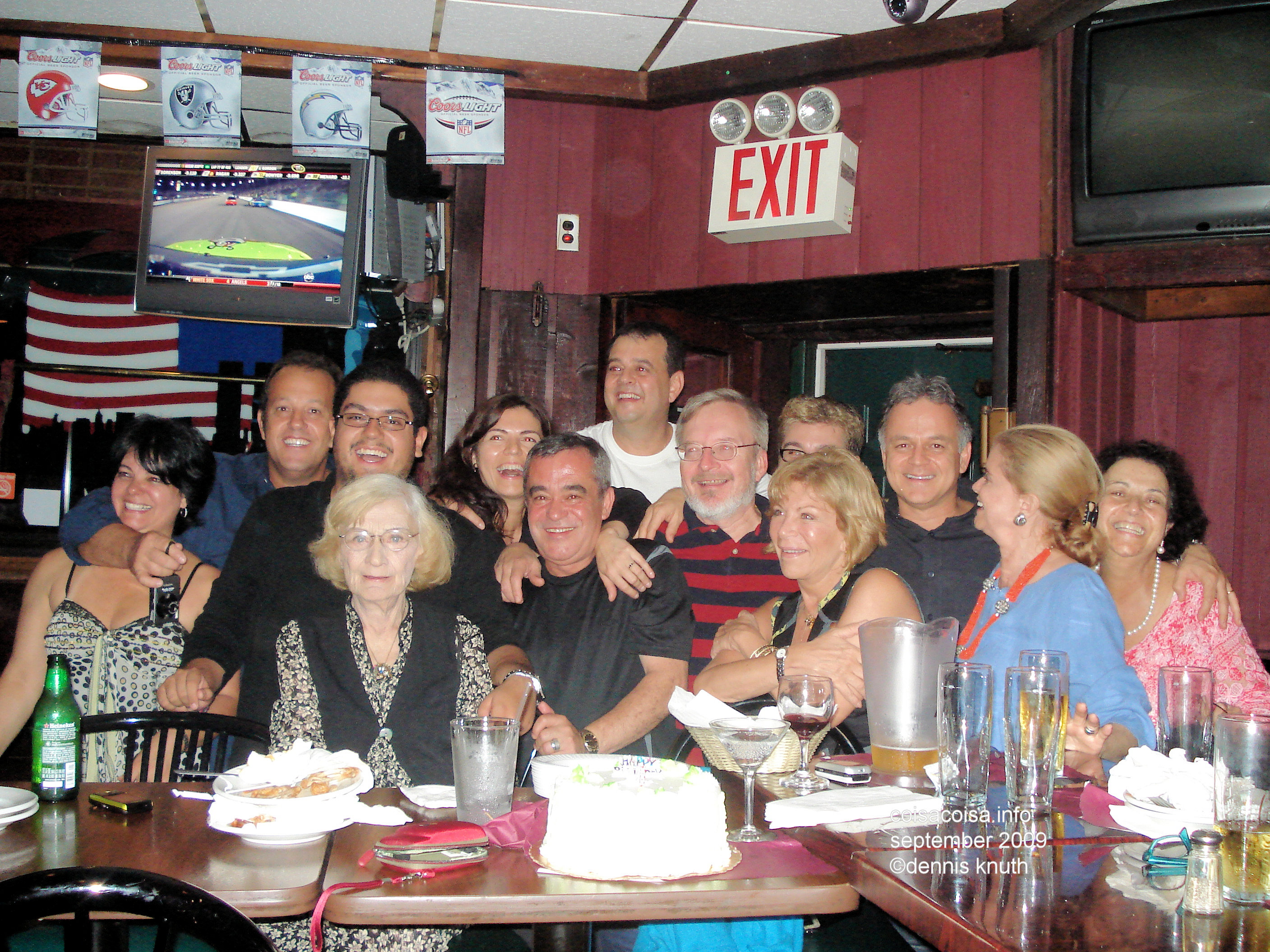 Entire Group Celebrating Helton's Birthday Party