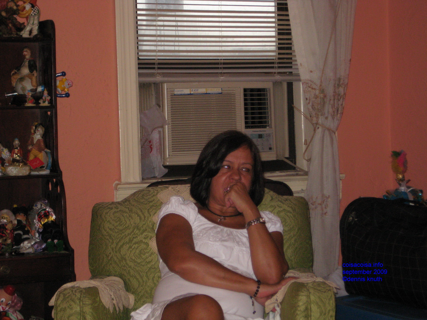 Heloisa looking a little forlorn at Helton's Party