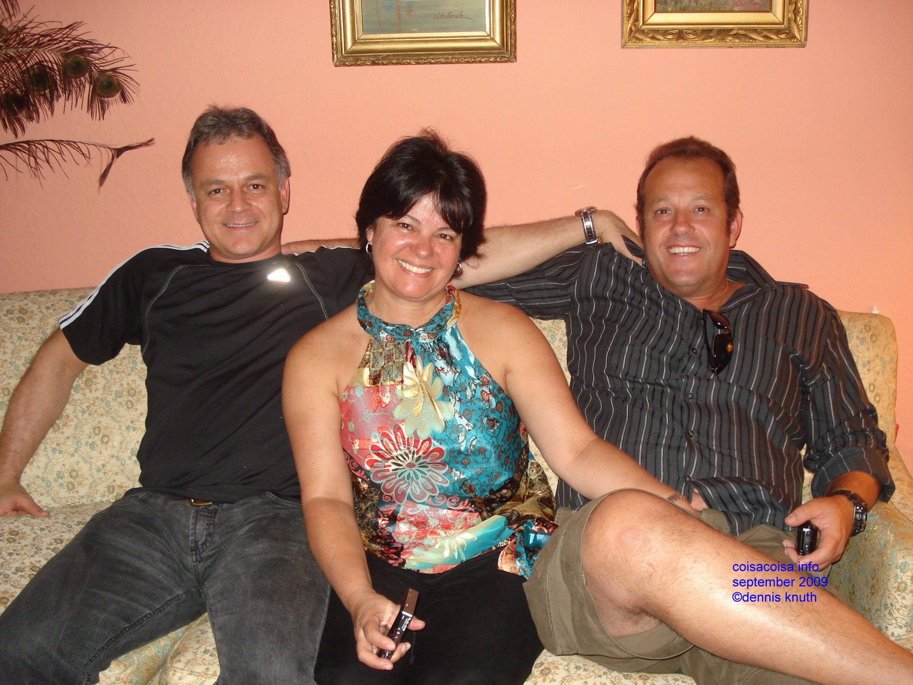 Tarcisio Helenice and Rogerieo at Helton's Birthday