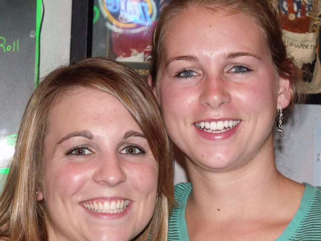 Corel bartenders Kathy and Friend