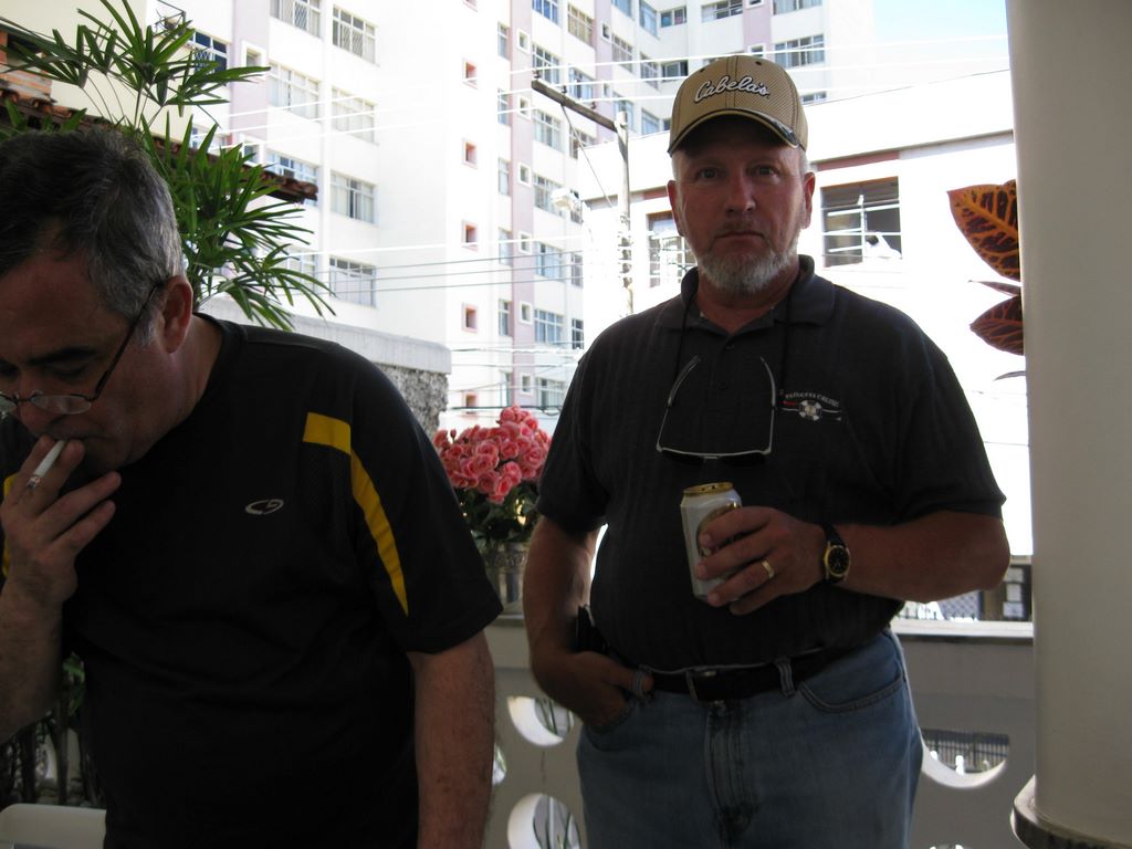 Gary and Helton first brazilian beer