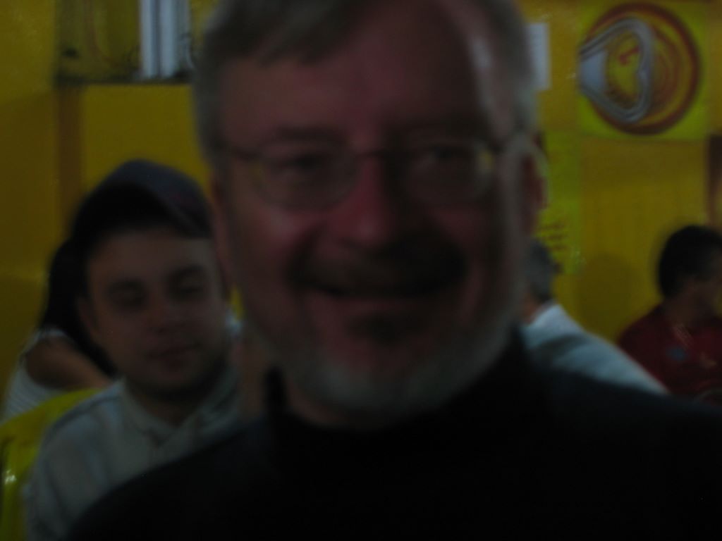 Dennis in an underexposed photo