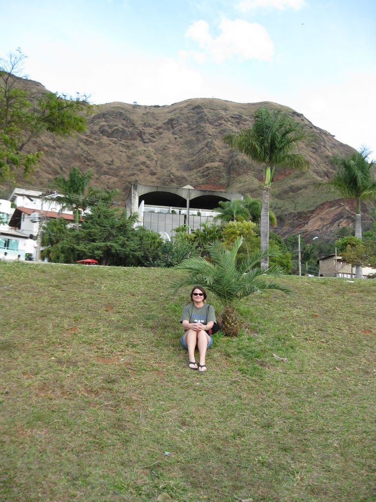 Sherri Donadean by the baby palm