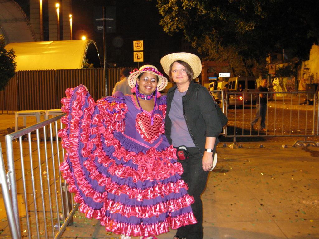 Sherri with a dancer