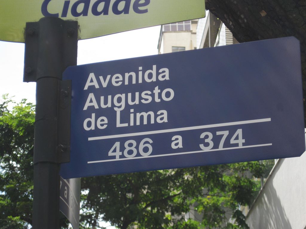 Belo Horizonte Street Sign