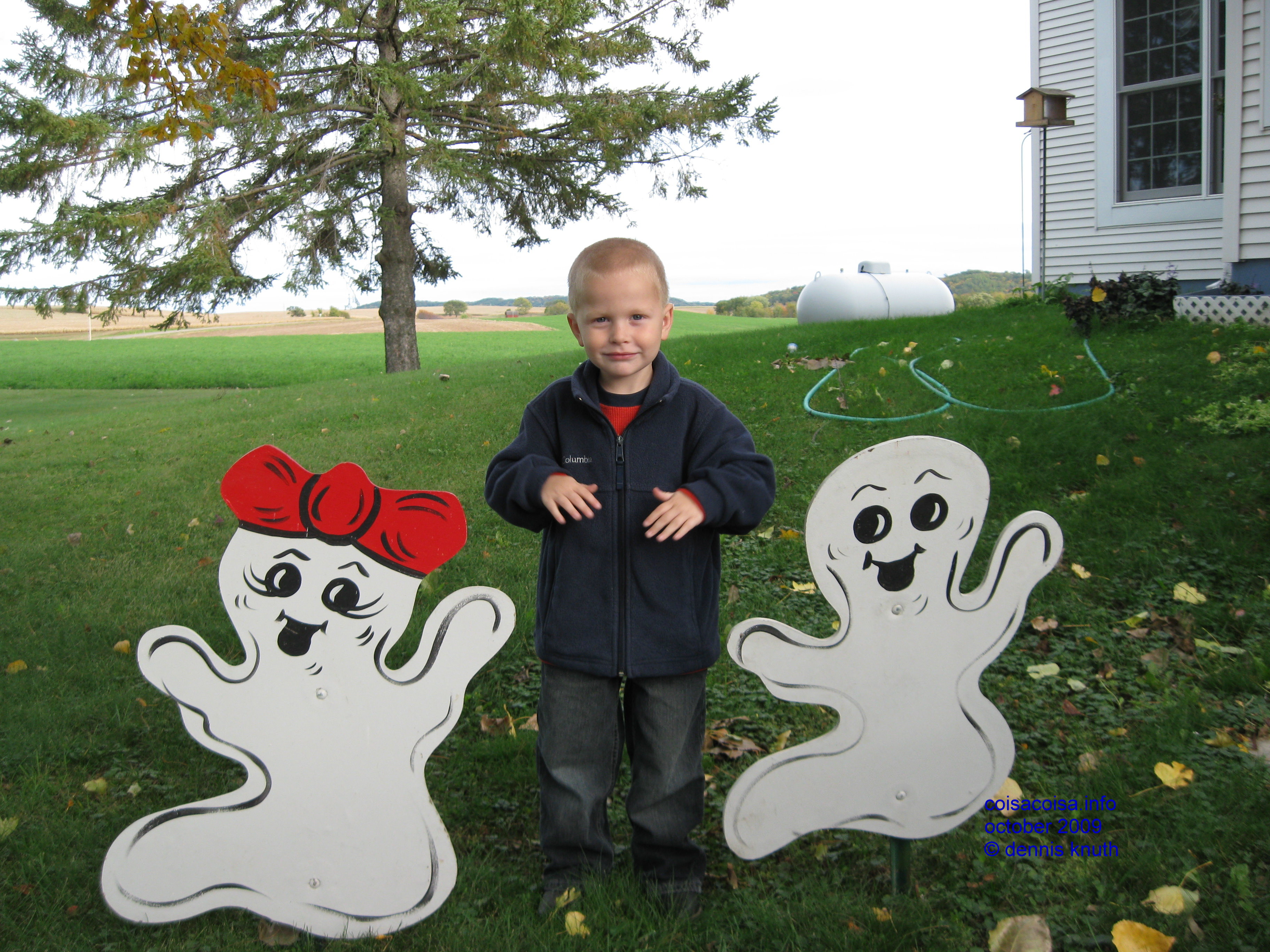 Jared with Mrs. and Mr. Ghost 