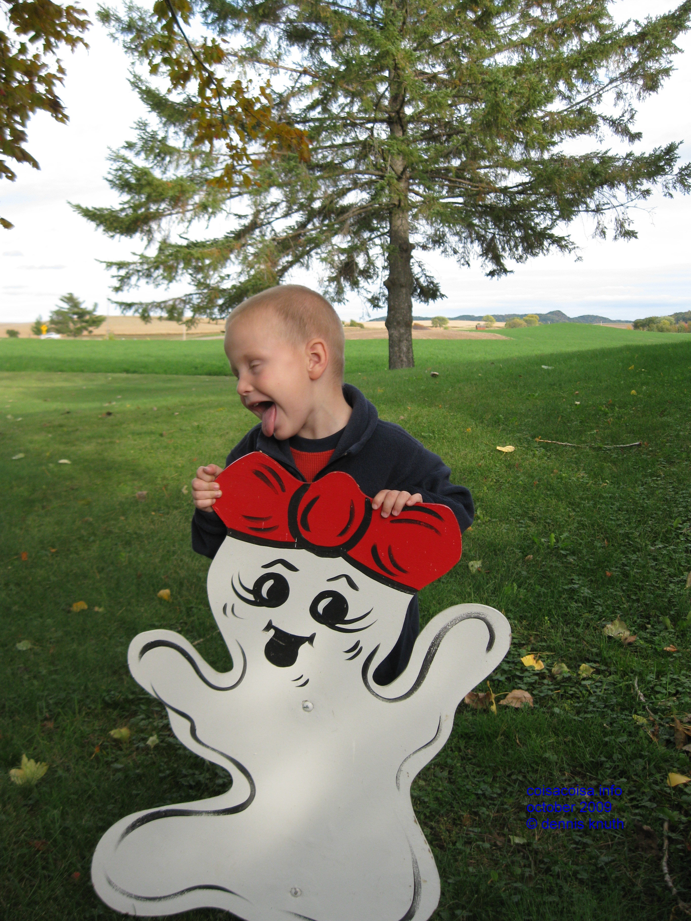 Mrs Ghost and Jared in 2009