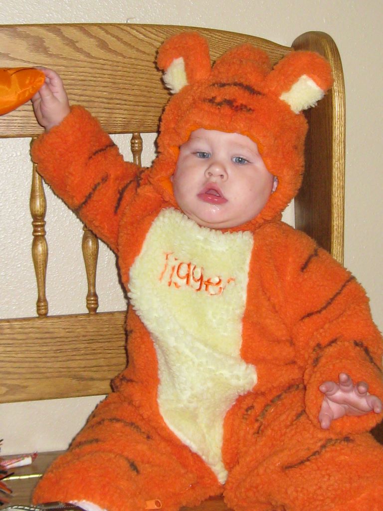 Orange Halloween Tigger