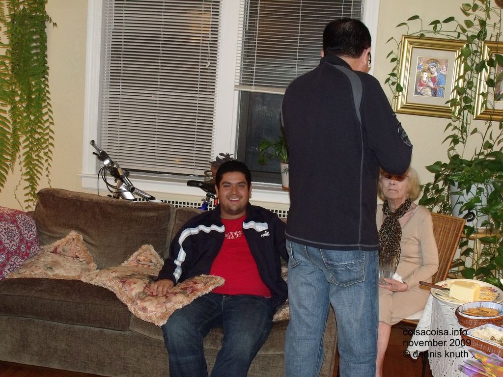 Raphael and his father Ricardo on Thanksgiving