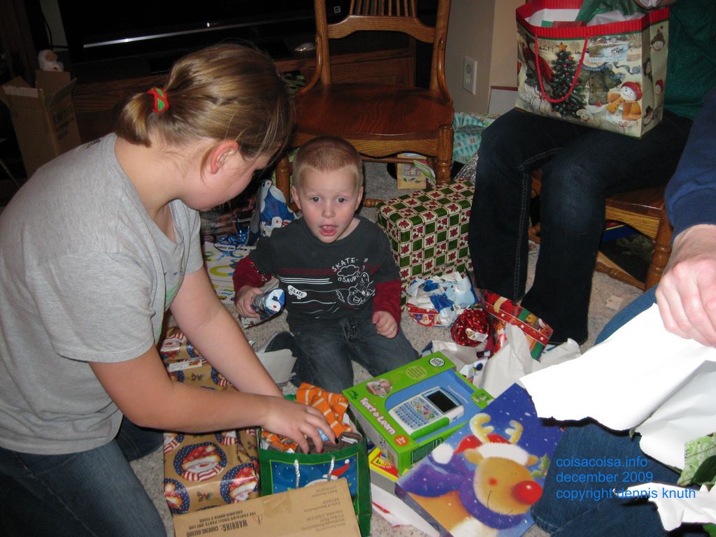 Jared is very excited about Christmas