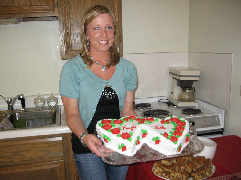 Two Kaydi Cakes as hearts of love