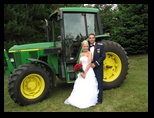 John Deere and Formal Wedding Photo