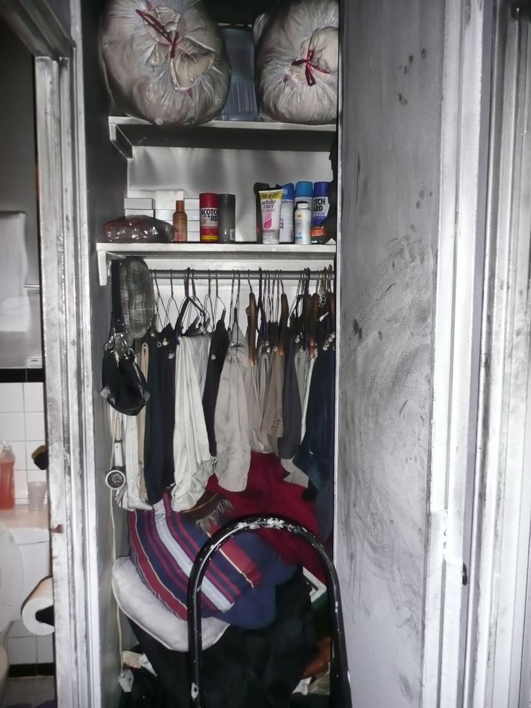 Bathroom to bedroom closet damaged