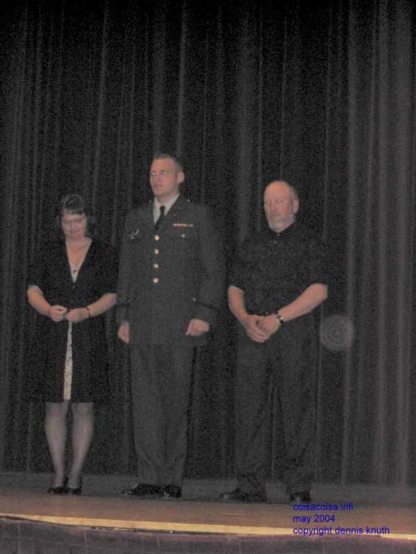 Nervous moments for the parents