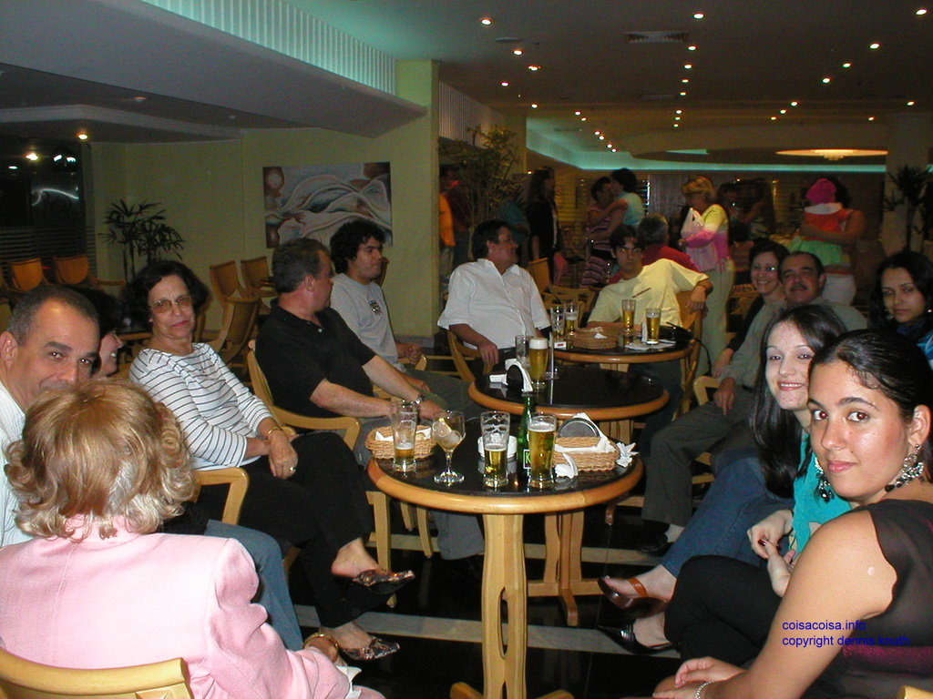 Family and friends at Helton's birthday party