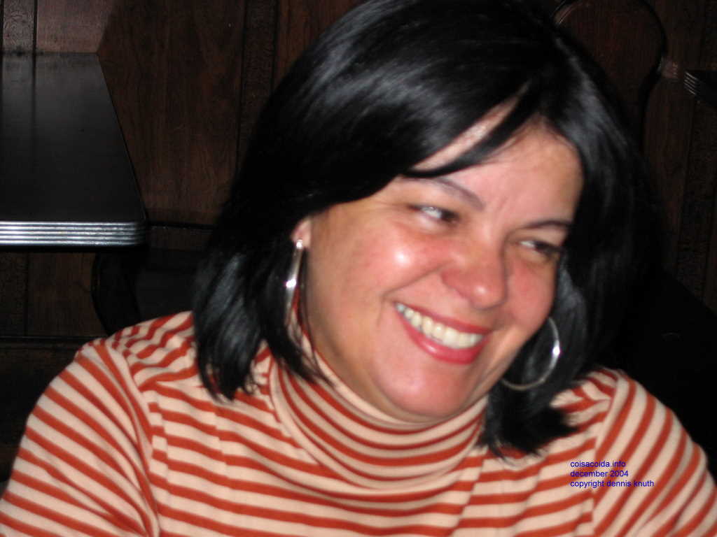 Helenice smiles in America