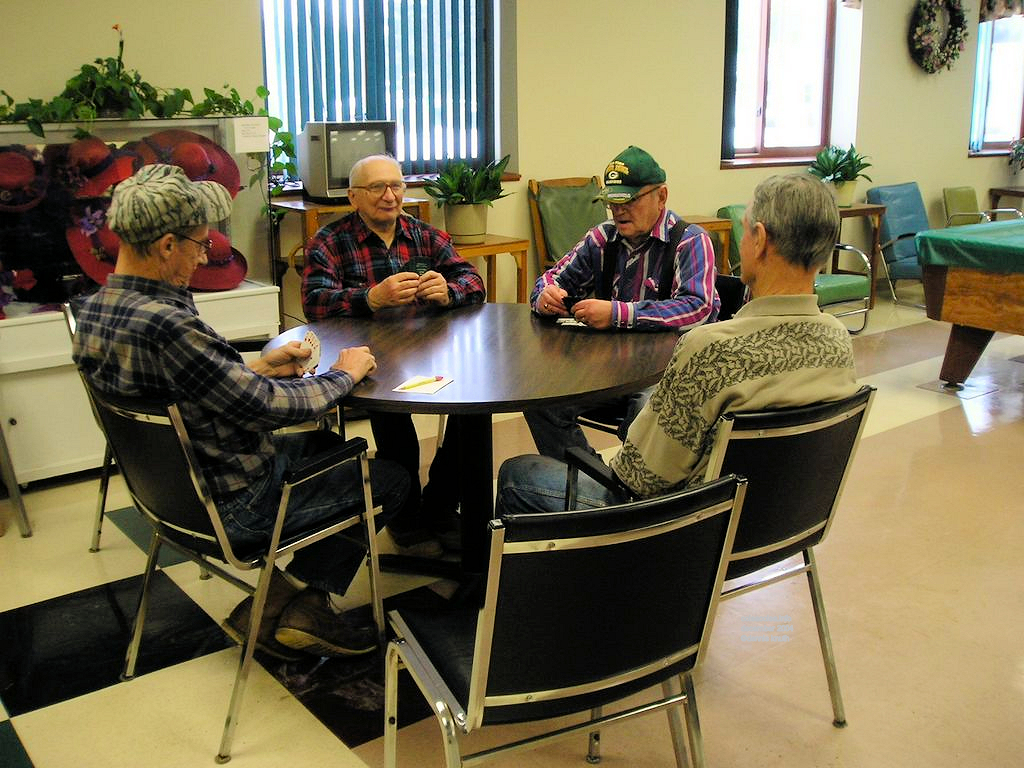 John Knuth at the Augusta Wisconsin Senior Center 2004