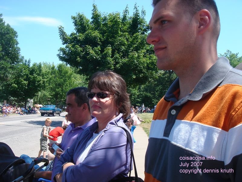 Helton Sherri and Justin at Bean and Bacon Days